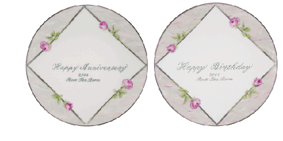 ポースレインアートアニバーサリープレート